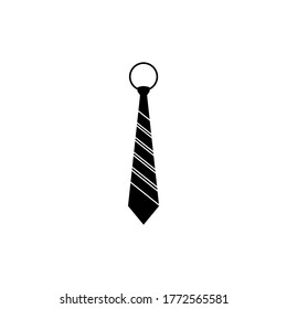 corbata negra para el vector de diseño masculino