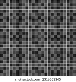 Black tile background, Mosaic tile background, Tile background, Seamless pattern, Mosaic seamless pattern, Mosaic tiles texture or background. Bathroom wall tiles, swimming pool tiles.