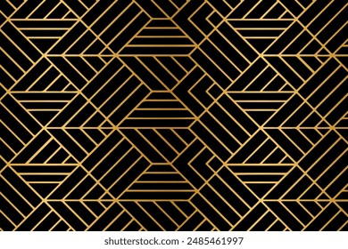 Black tiles with seamless herringbone pattern. Fishbone parquet. Ceramic or stone material, zig-zag bricks, or wooden flour in the home, street, or outdoors. vector illustration.