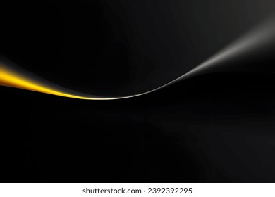 Color del tono negro Fondo, Fondo geométrico abstracto con formas líquidas. Ilustración vectorial.