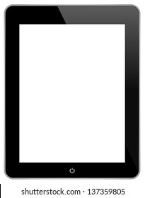 Black Touch Screen Tablet In IPad Style