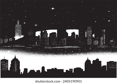 black traced texture vector image on pure white background, vector illustration background texture