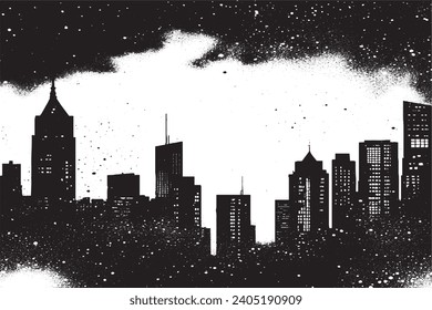 black traced texture vector image on pure white background, vector illustration background texture