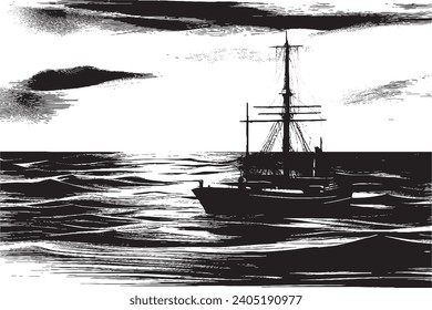 black traced texture vector image on pure white background, vector illustration background texture