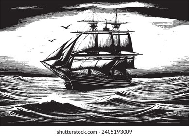 black traced texture vector image on pure white background, vector illustration background texture