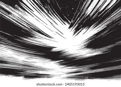 black traced texture vector image on pure white background, vector illustration background texture