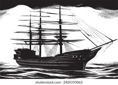 black traced texture vector image on pure white background, vector illustration background texture