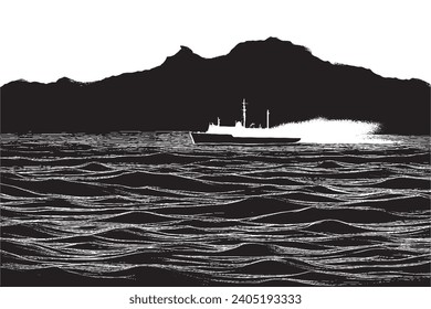 black traced texture vector image on pure white background, vector illustration background texture