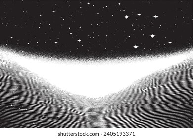 black traced texture vector image on pure white background, vector illustration background texture