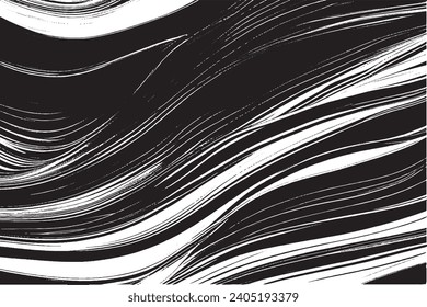 black traced texture vector image on pure white background, vector illustration background texture