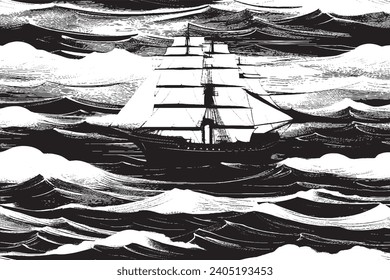 black traced texture vector image on pure white background, vector illustration background texture