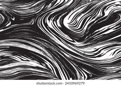 black traced vector texture on white background, overlay monochrome black and white grunge texture