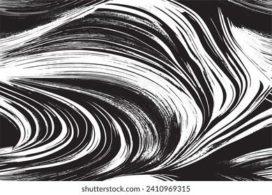 textura vectorial traza negra sobre fondo blanco, textura de fondo monocromo negro y blanco