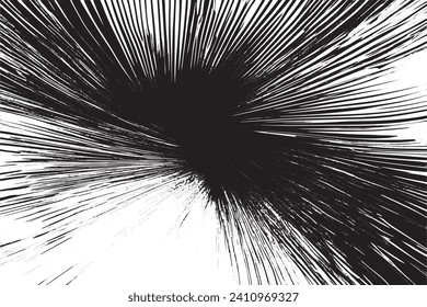 black traced vector texture on white background, overlay monochrome black and white grunge texture