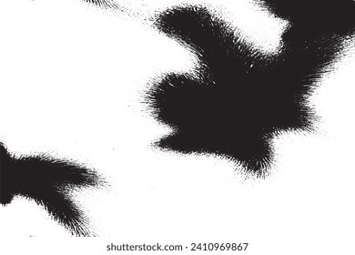 black traced vector texture on white background, overlay monochrome black and white grunge texture