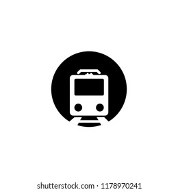 black train icon logo