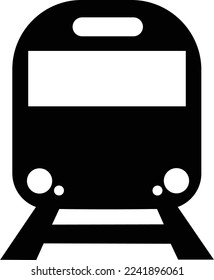 black train icon vector illustration