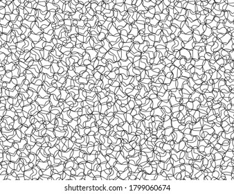 Black Transparent Hearts background. Vector Illustration. Use for printing, posters, T-shirts, textile drawing, print pattern, etc. Follow other heart patterns in my collection.
