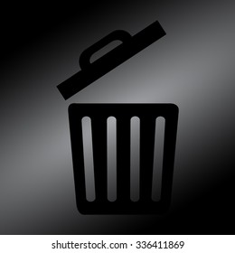 Black Trash icon
