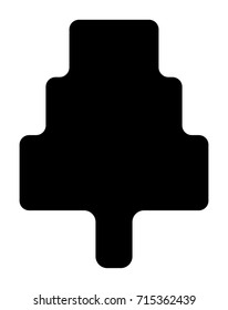 Black Tree Icon