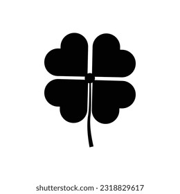 Black tree leaf vector illustration isolated on transparent background