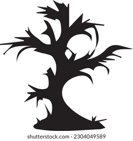 black tree logo vector illustration