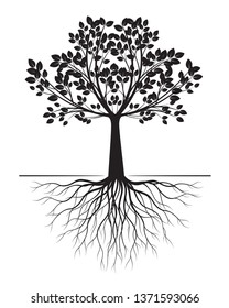 Similar Images, Stock Photos & Vectors of whole black tree with roots
