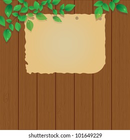 black tree without leaves on white background, vector image
