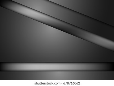 Black triangle abstract vector background