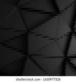 black triangle background.  geometric pattern 