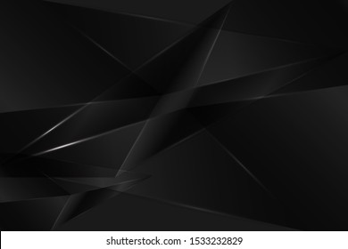 Black triangle background light and shadow blend