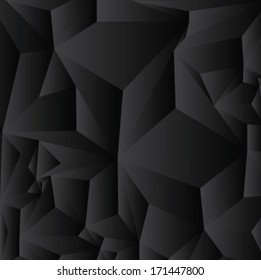 black triangle background vector