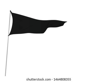 black triangle flag