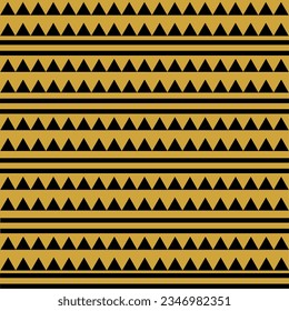 black triangle with line on yellow background