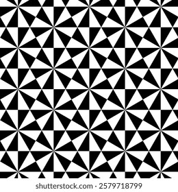 Black triangles pattern. A simple motive. Background, seamless pattern, wrapping paper, clothing prints, fabric patterns, scarf, wallpaper and more