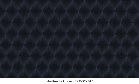 Black triangular abstract background Grunge surface 3d Rendering