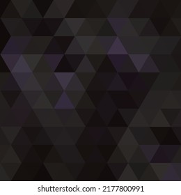 
Black triangular background. Abstract vector template for presentation.