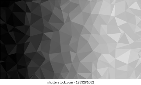 Black, Triangular  low poly, mosaic pattern background, Vector polygonal illustration graphic, Origami style with gradient,  racio 1:1,777 Ultra HD, 8K