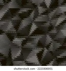 Black Triangular Pattern, Geometric Wallpaper. Abstract BackgroundVector Illustration. EPS 10