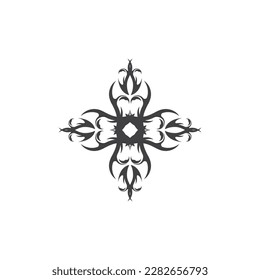 Black Tribal Tattoo Abstract Symbol Template