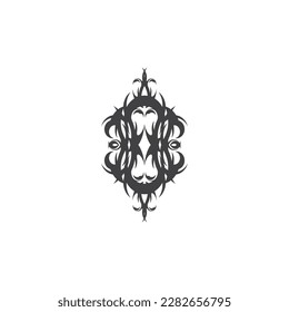 Black Tribal Tattoo Abstract Symbol Template