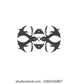 Black Tribal Tattoo Abstract Symbol Template