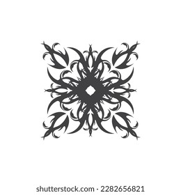 Black Tribal Tattoo Abstract Symbol Template