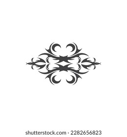 Black Tribal Tattoo Abstract Symbol Template