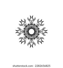 Black Tribal Tattoo Abstract Symbol Template