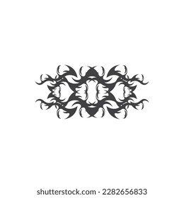 Black Tribal Tattoo Abstract Symbol Template