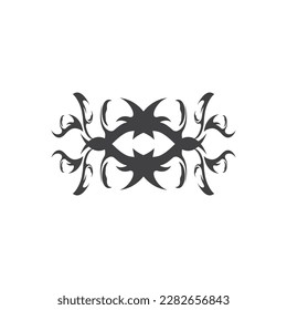 Black Tribal Tattoo Abstract Symbol Template