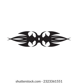 Black Tribal Tattoo Abstract Symbol Template