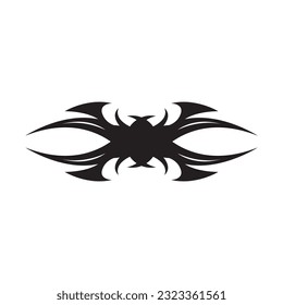 Black Tribal Tattoo Abstract Symbol Template