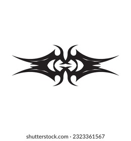 Black Tribal Tattoo Abstract Symbol Template